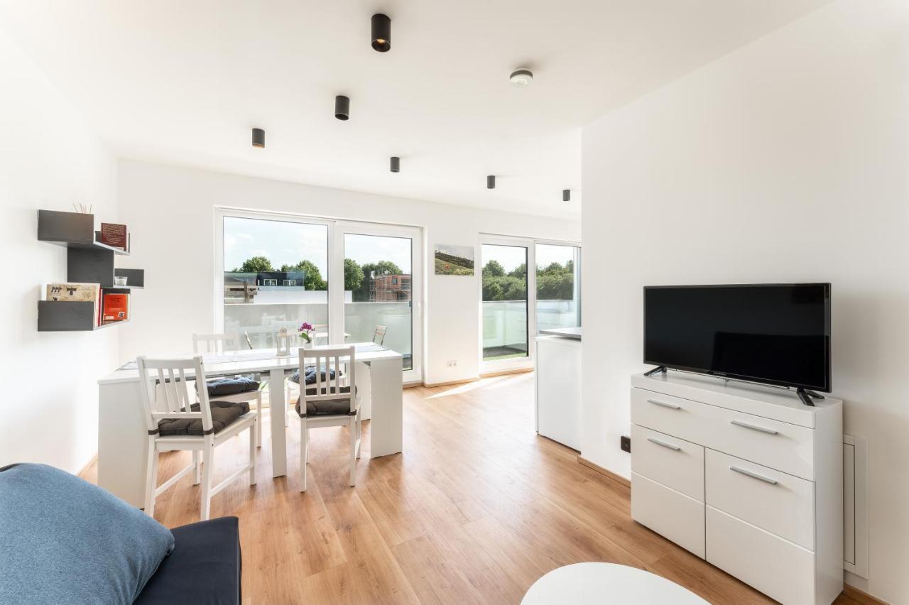 Gemuetliches Und Lichtdurchflutetes Penthouse Mit Sternenhimmelblick, Boxspringbett Und Terrasse - Gute Anbindung An Die Innenstadt Касел Екстериор снимка